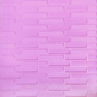 3D панелі самоклеючі – декоративне покриття для стін, виконане з легкого та міцн. . фото 2