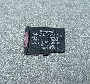 Картка пам'яті MicroSD 128Gb Kingston Select (Black) SDCS/128GB
Особливості:
Шви. . фото 2