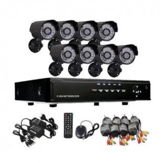 Система відеоспостереження CCTV XVR-TO801N на 8 камер - стаціонарна система віде. . фото 5