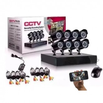 Система відеоспостереження CCTV XVR-TO801N на 8 камер - стаціонарна система віде. . фото 6
