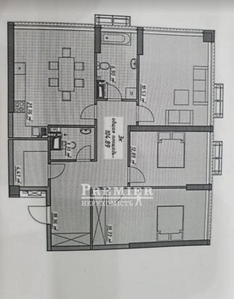Продам трикімнатну квартиру в новому, сучасному житловому комплексі Атмосфера в . . фото 4