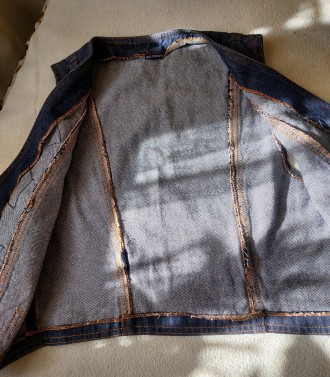 Продам стильный джинсовый жилет/жилетку марки Les Chouan в отличном состоянии. П. . фото 8