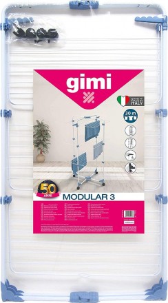 Напольная сушка для белья Gimi Modular 3 Lux (154894)
Сушка для белья напольная . . фото 3