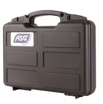Кейс ASG 31x25.6x8 см пистолетный IP67
Пластиковый кейс ASG с пенопластовой форм. . фото 2