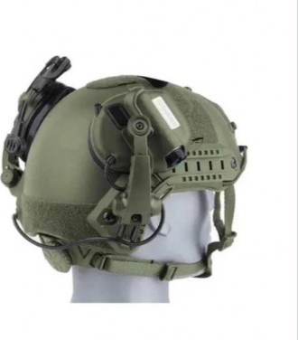 Адаптер крепление на шлем WoSporT HD-ACC-08 Olive для наушников Peltor/Earmor/Ho. . фото 4
