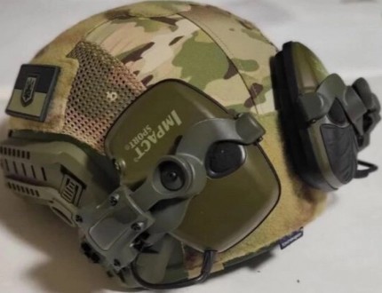 Адаптер крепление на шлем WoSporT HD-ACC-08 Olive для наушников Peltor/Earmor/Ho. . фото 7