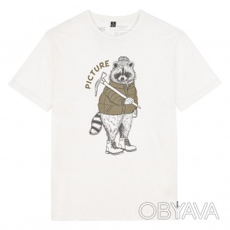 Picture Organic Trenton – мужская футболка классического кроя с крупным фирменны. . фото 1