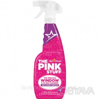 Описание
Cпрей для мытья окон Pink Stuff - средство для мытья окон и зеркал, для. . фото 1