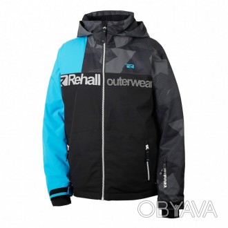 Rehall Creak Jr – тёплая куртка с контрастной отделкой для мальчиков среднего во. . фото 1