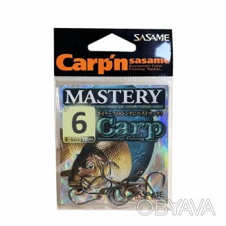 Гачки риболовні  (короп, карась) SASAME  Sasame Mastery F-504 №6  
 
Риболовні г. . фото 1