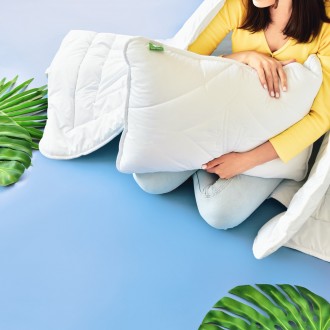 Супермягкая подушка с бамбуковым волокном. Настоящий комфорт для здорового сна. . . фото 2