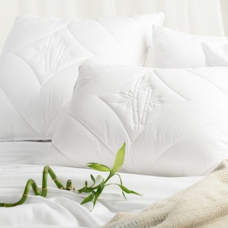 Супермягкая подушка с бамбуковым волокном. Настоящий комфорт для здорового сна. . . фото 8