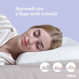Ортопедическая подушка для сна Memory Foam – гарантирует комфортный и здоровый с. . фото 6