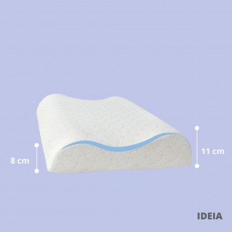 Ортопедическая подушка для сна Memory Foam (волна) – это ваш комфортный сон в лю. . фото 4