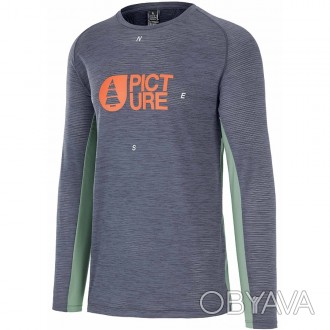 Picture Organic Foxer – мужская футболка с длинным рукавом для outdoor активност. . фото 1