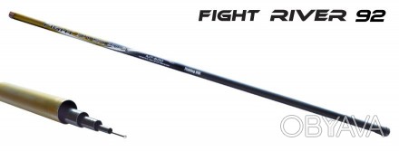 «Telepole Fight River-92» Carbon - Composite Rod - Маховые поплавочные удилища э. . фото 1