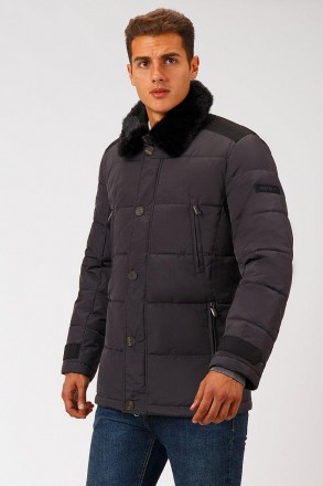 Зимняя куртка мужская Finn Flare прямого кроя, необходимая вещь для любого мужск. . фото 3