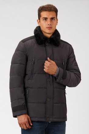 Зимняя куртка мужская Finn Flare прямого кроя, необходимая вещь для любого мужск. . фото 2