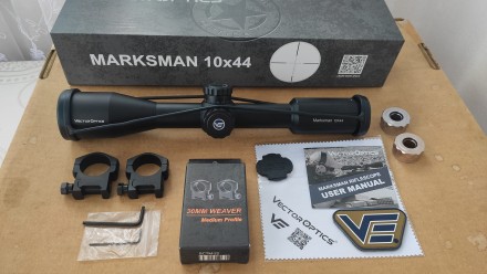 Продам новий приціл Vector Optics Marksman 10x44, модель SCOL-09.
Приціл вигото. . фото 2