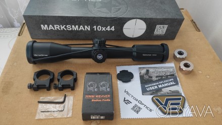 Продам новий приціл Vector Optics Marksman 10x44, модель SCOL-09.
Приціл вигото. . фото 1