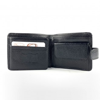 Мужской кожаный кошелек от турецкого бренда Desisan. Выполнен из натуральной кож. . фото 6