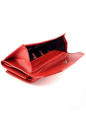Маленький кошелек из натуральной кожи от турецкого бренда Desisan черного цвета.. . фото 6
