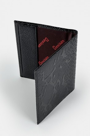 Кожаная обложка для паспорта от турецкого бренда Desisan. Фирменная тканевая под. . фото 4