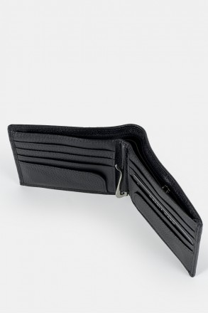 Кожаный мужской кошелек с зажимом для денег Genuiner. Выполнен из натуральной ко. . фото 6