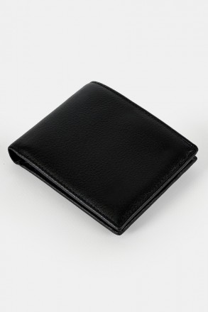 Кожаный мужской кошелек с зажимом для денег Genuiner. Выполнен из натуральной ко. . фото 2