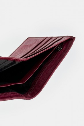 Кожаный кошелек с зажимом для денег Genuiner. Выполнен из натуральной кожи высок. . фото 7