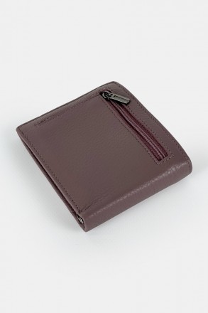 Кожаный кошелек с зажимом для денег Genuiner. Выполнен из натуральной кожи высок. . фото 4