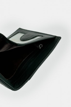 Кожаный мужской кошелек Genuine. Выполнен из натуральной кожи высокого качества,. . фото 8