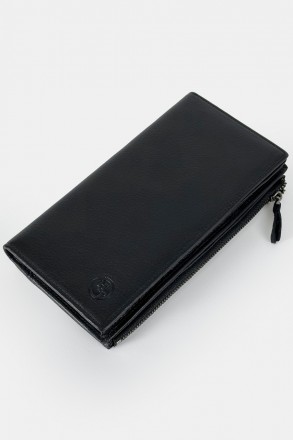 Кожаный мужской кошелек от бренда H.T Leather. Выполнен из натуральной кожи высо. . фото 3