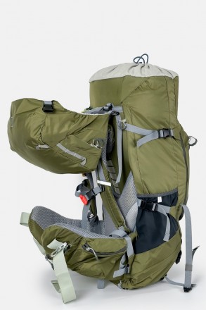 
Туристический рюкзак объемом 50 литров, который можно увеличить еще на 5 литров. . фото 8
