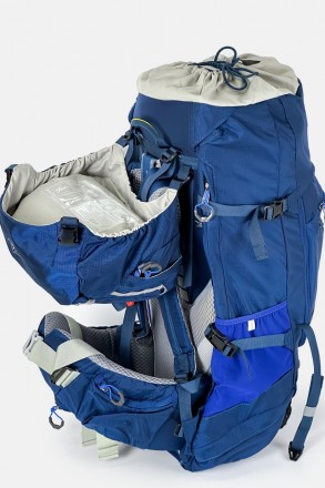 
Туристический рюкзак объемом 50 литров, который можно увеличить еще на 5 литров. . фото 10