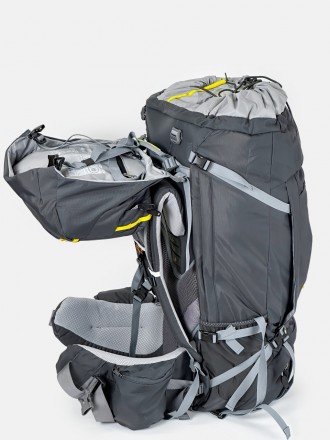 
Универсальный DENALI 70 MEN - это большой рюкзак, созданный для тяжелых грузов . . фото 8