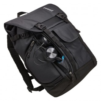Рюкзак, подходящий для поездок на работу, позволяет увеличивать объем, а также о. . фото 9