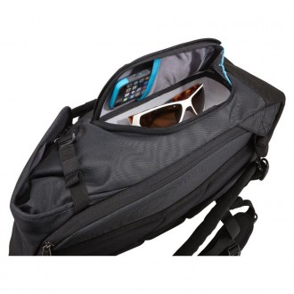 Рюкзак, подходящий для поездок на работу, позволяет увеличивать объем, а также о. . фото 6