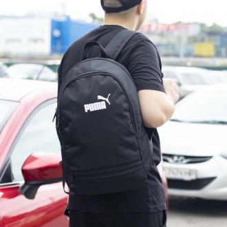 Спортивный рюкзак мужской черный тканевой PM trak молодежный городской портфель . . фото 10