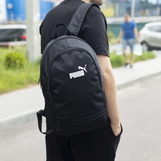 Спортивный рюкзак мужской черный тканевой PM trak молодежный городской портфель . . фото 6