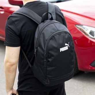 Спортивный рюкзак мужской черный тканевой PM trak молодежный городской портфель . . фото 5
