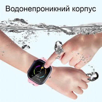 Детские Smart часы нового поколения с датчиком температуры тела, 4G и wifiДетски. . фото 5