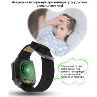 Детские Smart часы нового поколения с датчиком температуры тела, 4G и wifiДетски. . фото 3