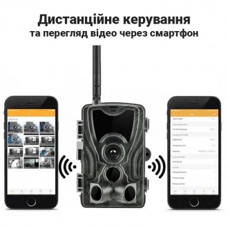 4G фотоловушка для охоты и охраны с передачей живого видео в приложение на смарт. . фото 4