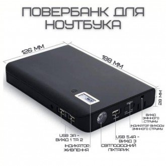 Современный портативный повербанк 4 в 1 VHG KR881 24000 mAh с сертификацией каче. . фото 7