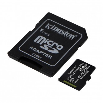 Карта памяти microSDXC Kingston 128GB Canvas Select Plus для смартфонов и планше. . фото 3
