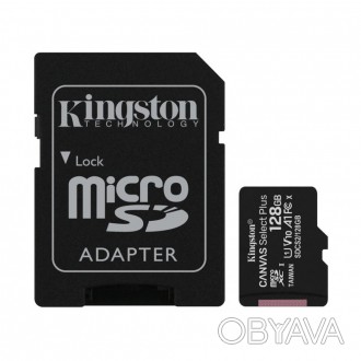 Карта памяти microSDXC Kingston 128GB Canvas Select Plus для смартфонов и планше. . фото 1
