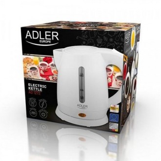 Электрический чайник 1 л Adler AD 1272 белый
Эффективный, энергосберегающий чайн. . фото 6