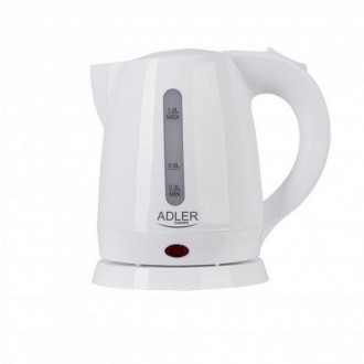 Электрический чайник 1 л Adler AD 1272 белый
Эффективный, энергосберегающий чайн. . фото 2