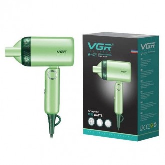 Компактный складной дорожный фен для волос VGR V-421
Стильные прически не должны. . фото 5